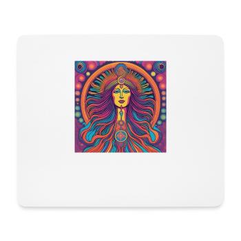 Vierge Spiritualité Cadeau - Tapis de souris (format paysage) - blanc - Devant