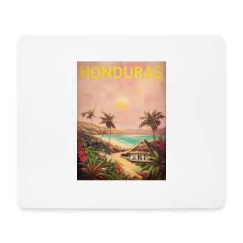 Honduras Stolz Herkunft Geschenk - Mousepad (Querformat) - Weiß - Vorne