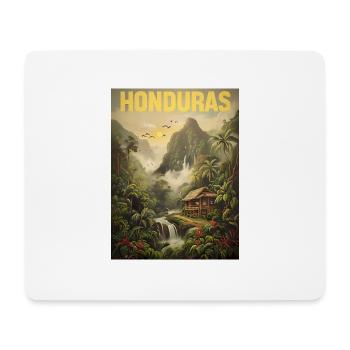Honduras Stolz Urlaub Geschenk - Mousepad (Querformat) - Weiß - Vorne