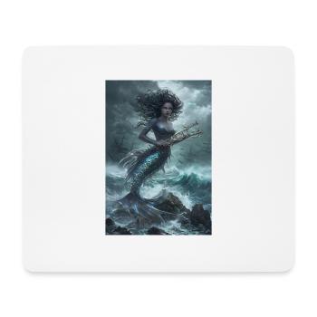 Mermaid Mythology Sea Gift - Mouse Pad (horizontal) - white - Front