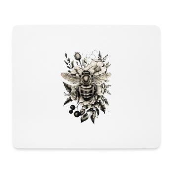 Abeille Miel Apiculteur Cadeau - Tapis de souris (format paysage) - blanc - Devant