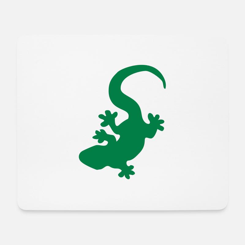 Ein Gecko - Mousepad (Querformat) - Weiß