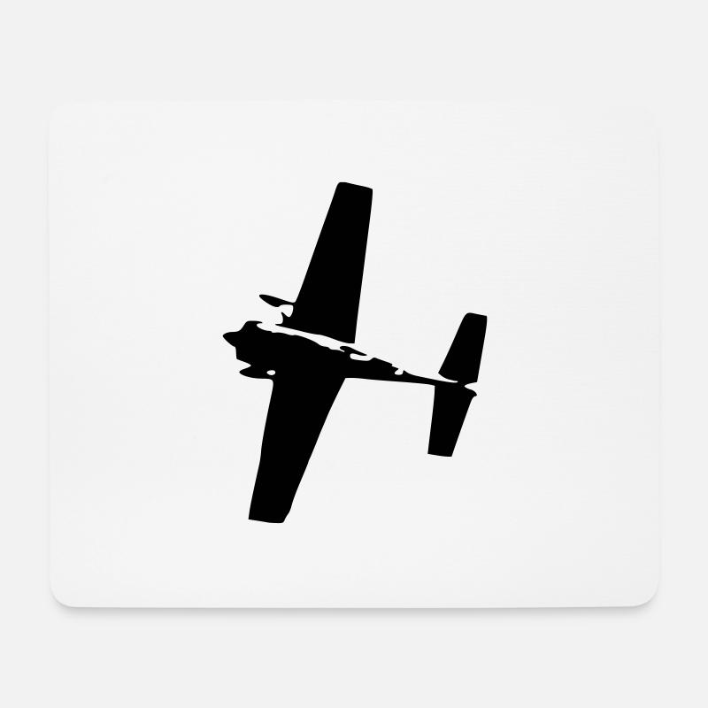 Airrace Flieger - Mousepad (Querformat) - Weiß
