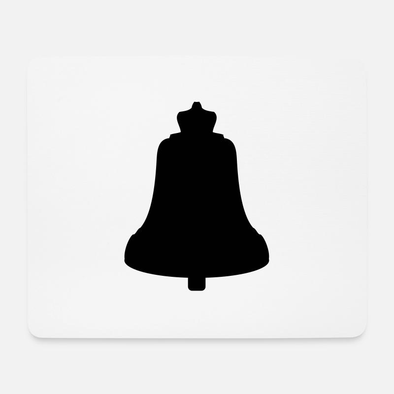 Kirchen Glocke - Mousepad (Querformat) - Weiß