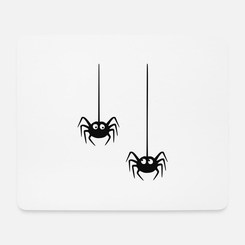 Spinne - Spider - Duo - Mousepad (Querformat) - Weiß