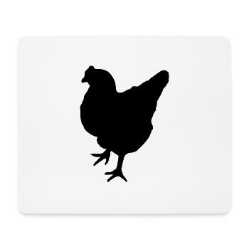 chicken - Mousepad (Querformat) - Weiß - Vorne