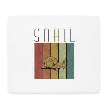 slug - Mouse Pad (horizontal) - white - Front