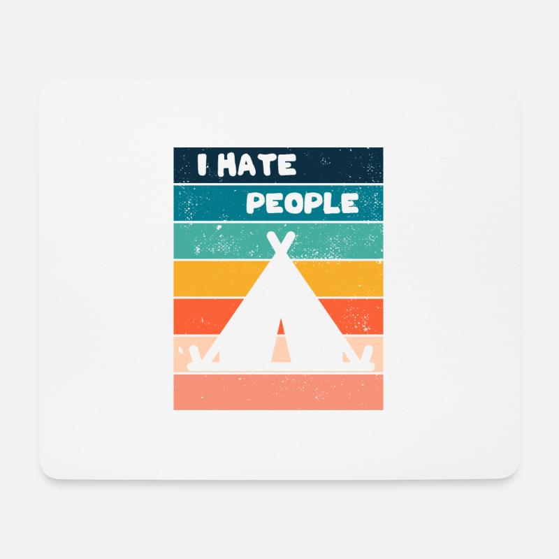 camp - Mouse Pad (horizontal) - white