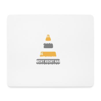 Ausbilder Spruch Geschenk Bauarbeiter Straßenbau - Mousepad (Querformat) - Weiß - Vorne