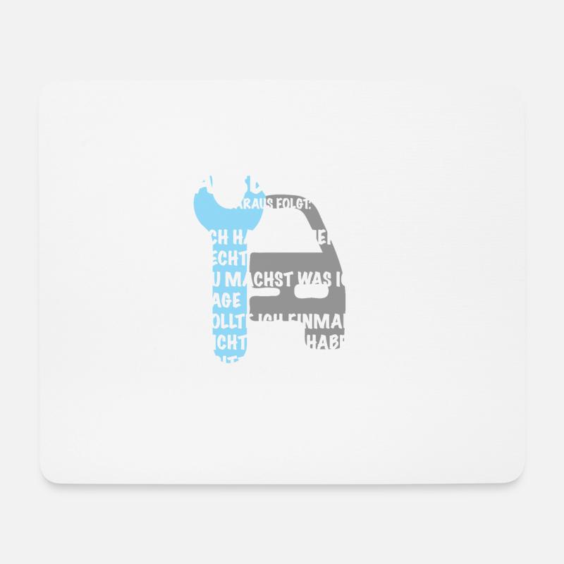 Ausbilder Spruch Geschenk Mechaniker Mechatroniker - Mousepad (Querformat) - Weiß