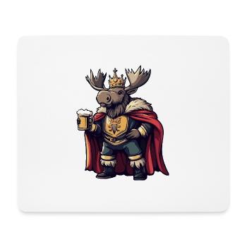 Moose Beer Funny - Mouse Pad (horizontal) - white - Front
