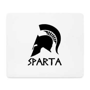 Sparte - Tapis de souris (format paysage) - blanc - Devant