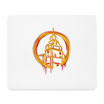 Stiftskirche Herrenberg - Mousepad (Querformat) - Weiß - Vorne