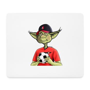 Korrigan Fußballfan - Mousepad (Querformat) - Weiß - Vorne