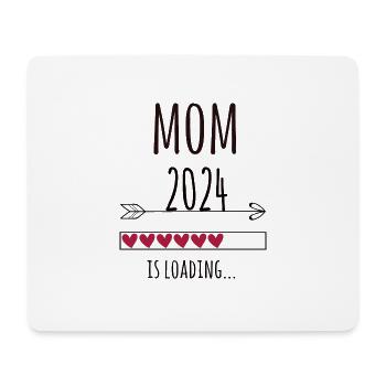werdende Mama 2024 Schwangerschaft Mutter Geschenk - Mousepad (Querformat) - Weiß - Vorne