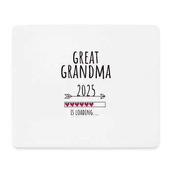 Grossesse arrière-grand-mère bébé bonheur cadeau - Tapis de souris (format paysage) - blanc - Devant