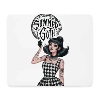 Summer Goth für Gothik Fans - Mousepad (Querformat) - Weiß - Vorne