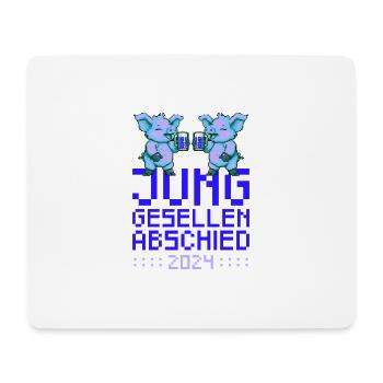 Pig Bachelorette Party 2024 Party - Mouse Pad (horizontal) - white - Front