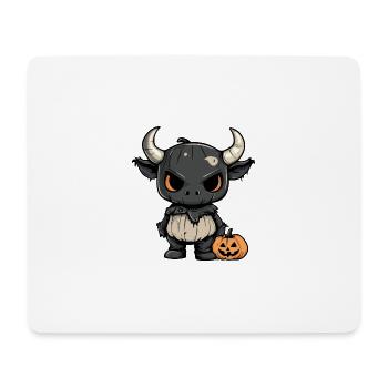 Bull Halloween Funny Zombie - Mouse Pad (horizontal) - white - Front