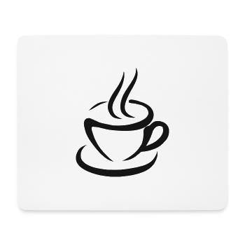 Coffee Gift Caffeine Coffee Bean Coffee Cup - Mouse Pad (horizontal) - white - Front