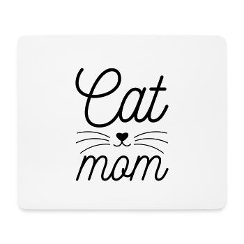 Katzenmama - Mousepad (Querformat) - Weiß - Vorne