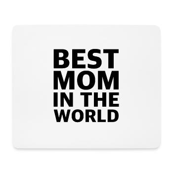 Meilleure maman du monde | Famille, Enfant, Bébé - Tapis de souris (format paysage) - blanc - Devant