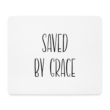 saved by grace - Mouse Pad (horizontal) - white - Front