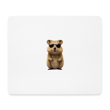 Quokka est un drôle d’animal - Tapis de souris (format paysage) - blanc - Devant
