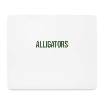I Wonder If Alligators Think About Me Too... - Mousepad (Querformat) - Weiß - Vorne