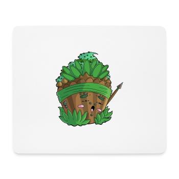 Jungle Cupcake - Mousepad (Querformat) - Weiß - Vorne
