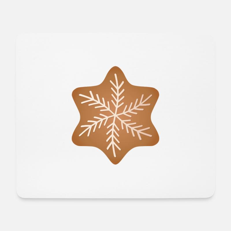 Lebkuchen Keks | Gingerbread cookies - Mousepad (Querformat) - Weiß