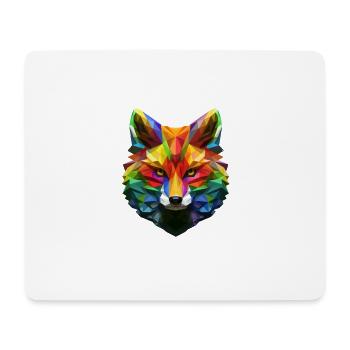 Colorful Fox 3 - Mouse Pad (horizontal) - white - Front