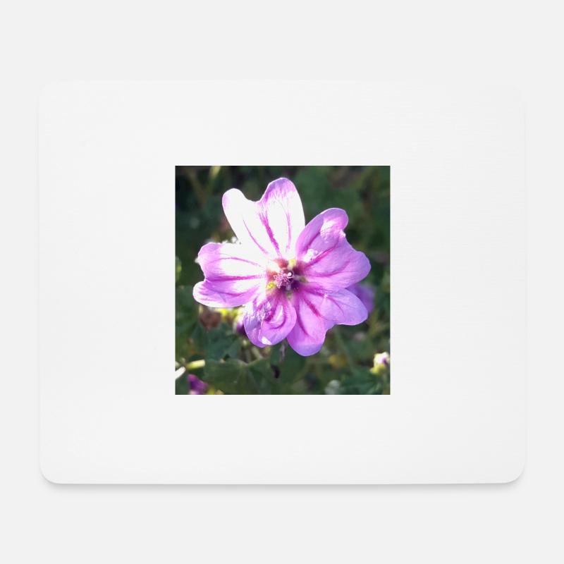 Zena Lila - Mousepad (Querformat) - Weiß