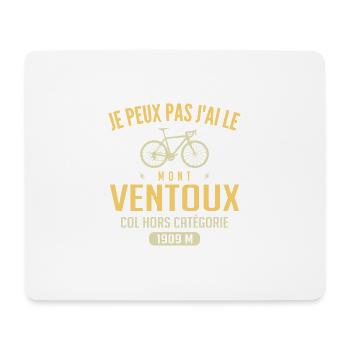 Je Peux Pas J ai mont Ventoux Cadeau Vélo Cycliste - Tapis de souris (format paysage) - blanc - Devant