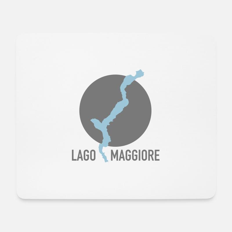 LAGO MAGGIORE – Italien / Schweiz - Mousepad (Querformat) - Weiß