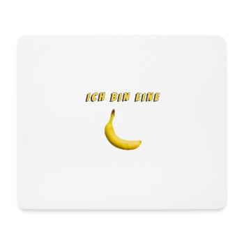 Je suis une banane - Tapis de souris (format paysage) - blanc - Devant