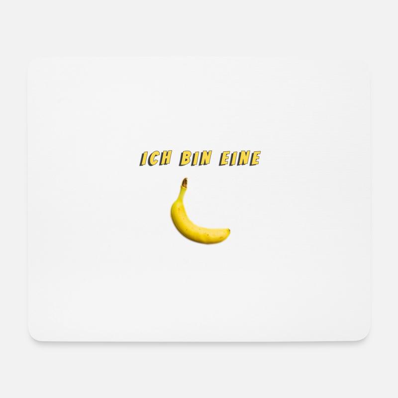 Ich bin eine Banane - Mousepad (Querformat) - Weiß