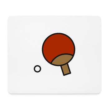 Table tennis table tennis bats table tennis player - Mouse Pad (horizontal) - white - Front