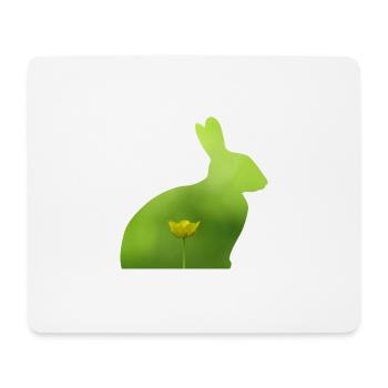 Hare - Mouse Pad (horizontal) - white - Front