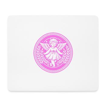 Guardian Angel Logo - Mouse Pad (horizontal) - white - Front