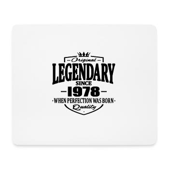 Legendary since 1978 - Mouse Pad (horizontal) - white - Front