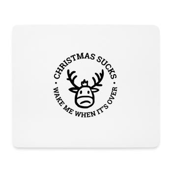 Christmas Sucks - Mouse Pad (horizontal) - white - Front