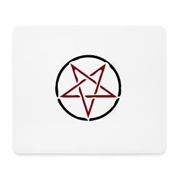 Pentagramm - Stern - Symbol - Mouse Pad (horizontal) - white - Front