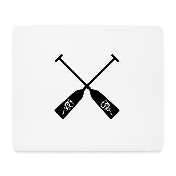 Dragon Boat Paddle for all Dragon Boat Drivers - Mouse Pad (horizontal) - white - Front