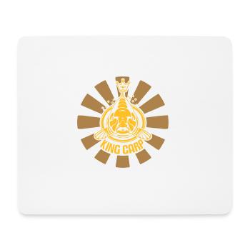 KING CARP - Mouse Pad (horizontal) - white - Front