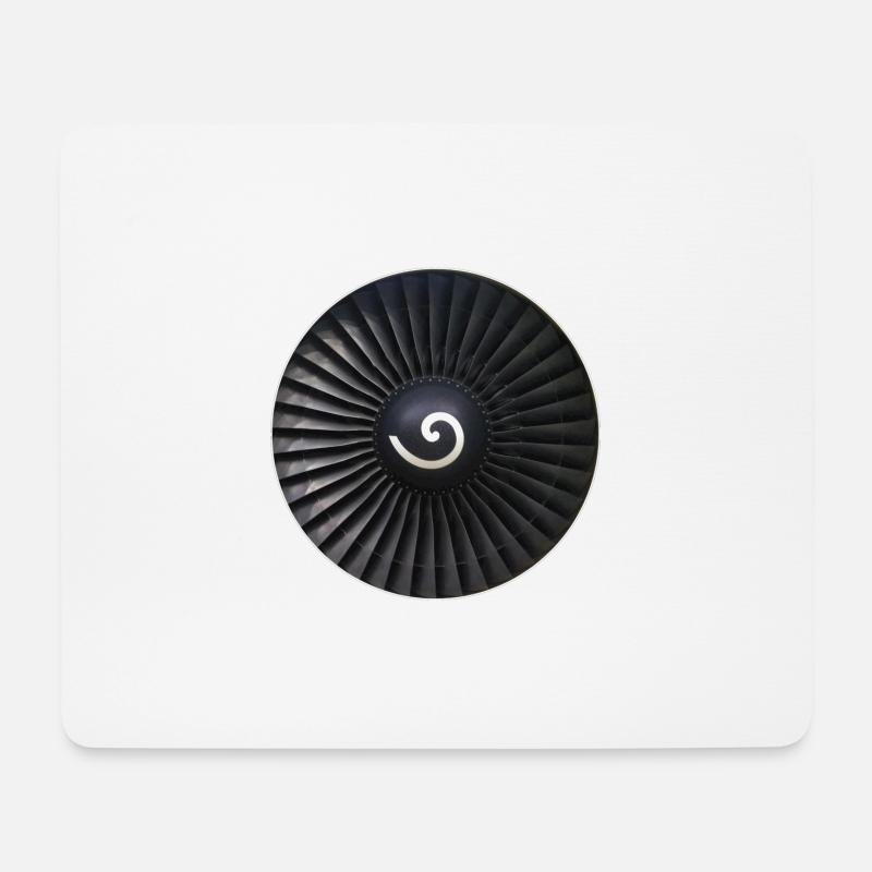 ENGINE 6 - Mousepad (Querformat) - Weiß