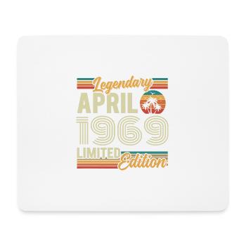 April 1969 57th Anniversary Gift - April 1969 - Mouse Pad (horizontal) - white - Front