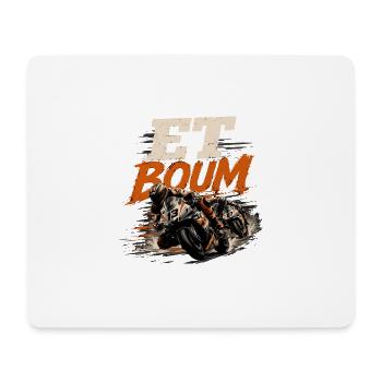 UND ZACK - Mousepad (Querformat) - Weiß - Vorne
