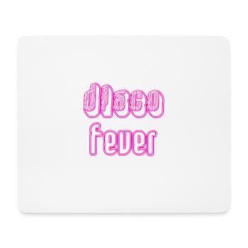 Disco Fever Texte Rétro Vintage - Tapis de souris (format paysage) - blanc - Devant