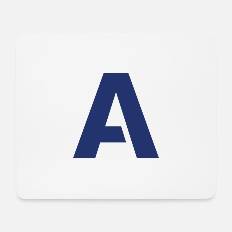 A - Mousepad (Querformat) - Weiß